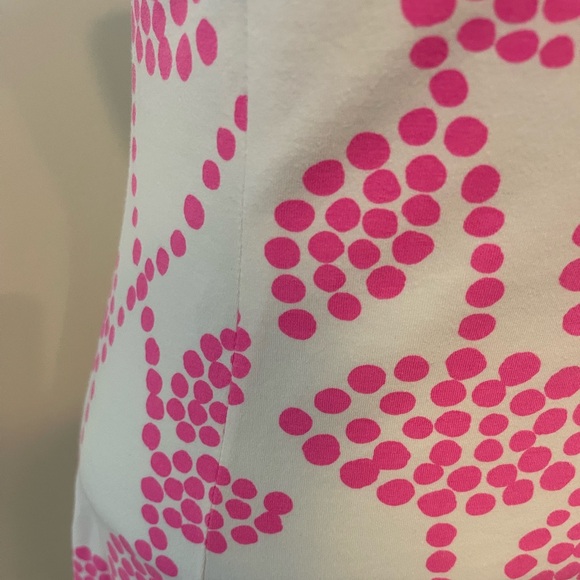 MAHI GOLD White Pink Cotton Dress Size Extra Small XS - Picture 2 of 7